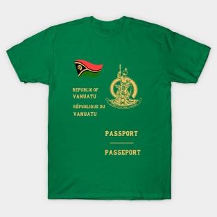 Vanuatu passport T-Shirt